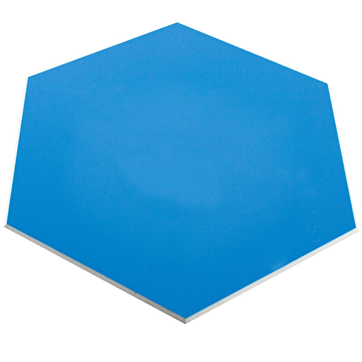 Vinyl Zeshoek Wandtegels Century Zelfklevende Blauw
