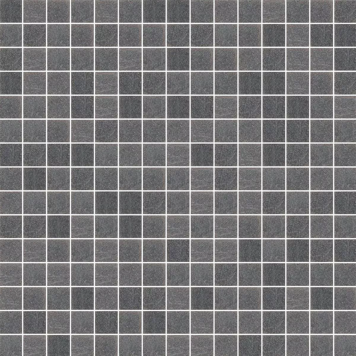 Glasmozaïek Tegel Trend-Vi Vitreo 154 Donkergrijs 20x20mm
