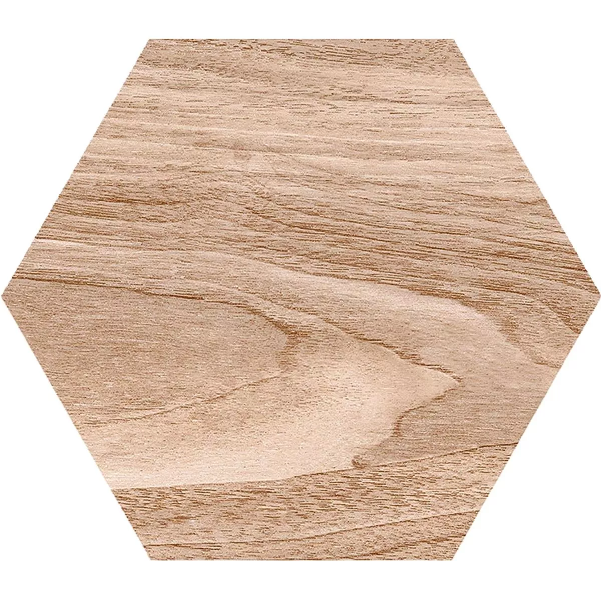 Porselein steengoed Tegels Hexwood Hexagon Beige 22,5 x 25,9cm Porselein steengoed Tegels Hexwood Hexagon Beige 22,5 x 25,9cm