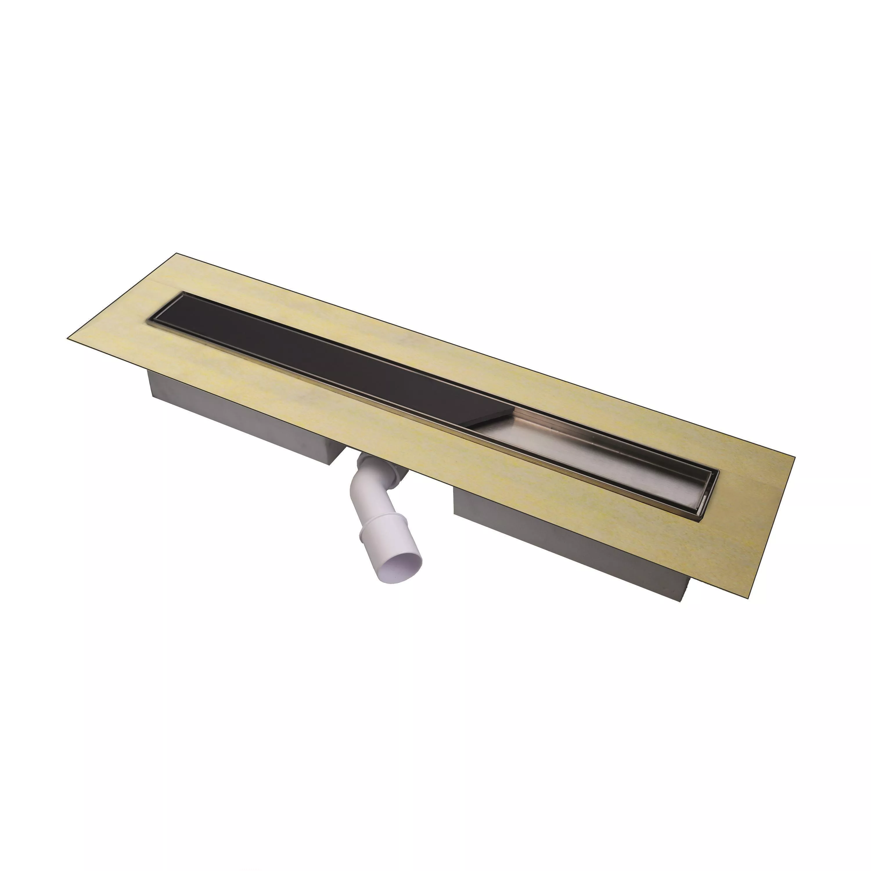 Douchegoot Pro Flex Complete Set Afdekrooster, Aan Beide Zijden 600 Mm Te Gebruiken Douchegoot Pro Flex Complete Set Afdekrooster, Aan Beide Zijden 600 Mm Te Gebruiken