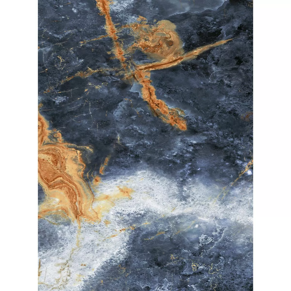 Sample Vloertegels Joliet Blauw Goud Glanzend 60x120cm