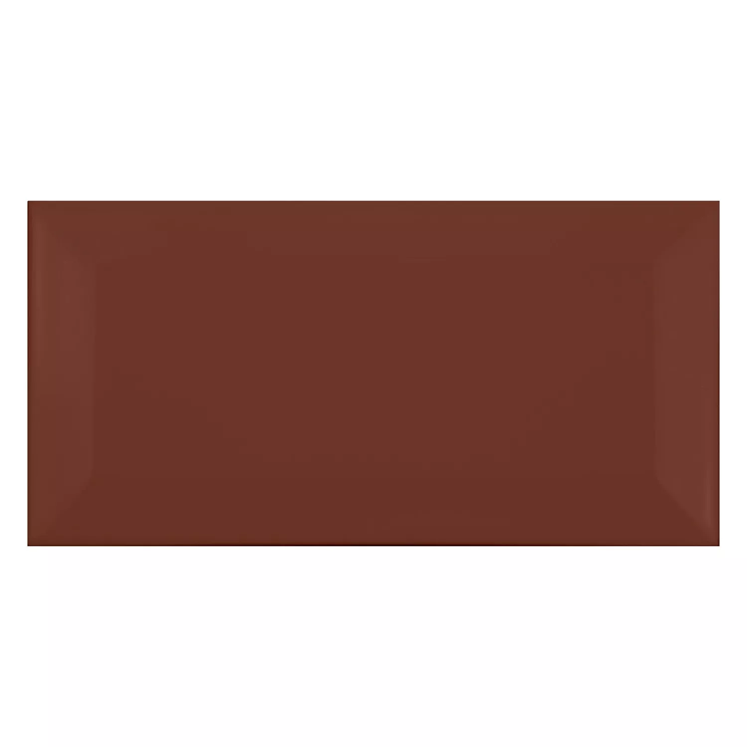 Metro tegel Bruin Mat 7,5x15 cm Met Facet Pitcox Marron