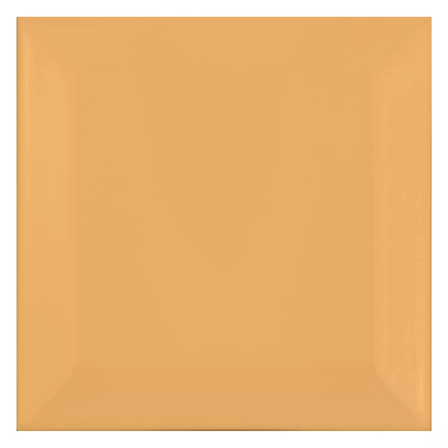 Metro tegel Geel Mat 10x10 cm Met Facet Catarina Mostaza