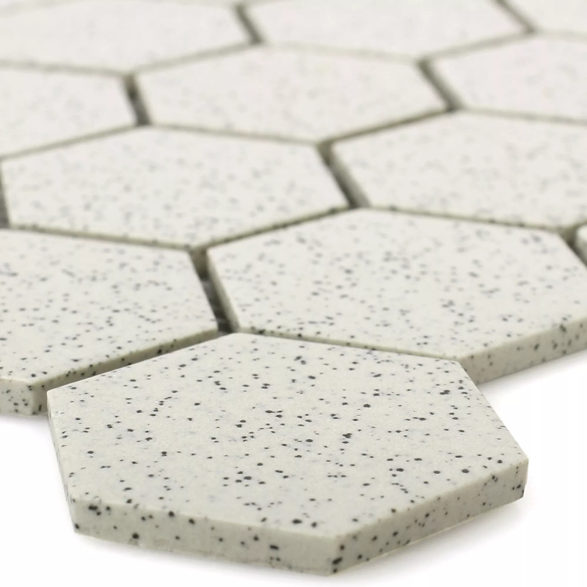 Keramiek Mozaïektegels Luanda Beige Hexagon 51