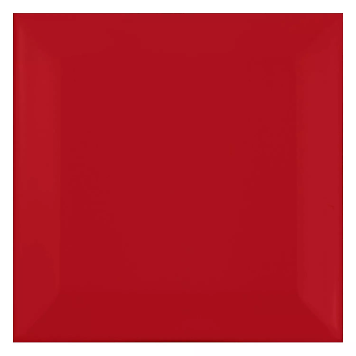 Metro tegel Rood Mat 10x10 cm Met Facet Catarina Fuego