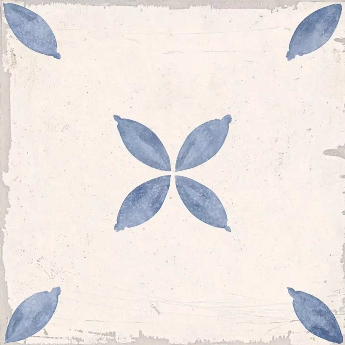 Pelin Blauw Crème 25x25 cm