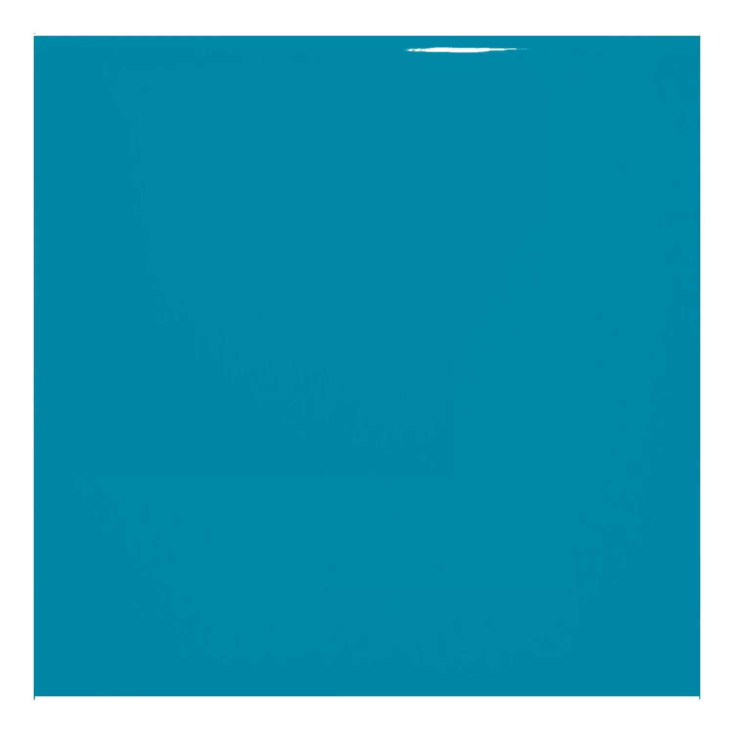 Metro tegel Turquoise Glanzend 10x10 cm Zonder Facet Freyburg Aqua Blue