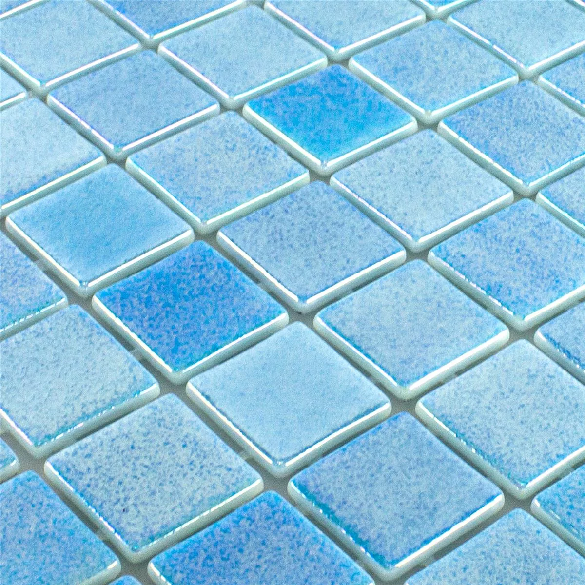 Sample Glas Zwembad Mozaïek McNeal Lichtblauw 38