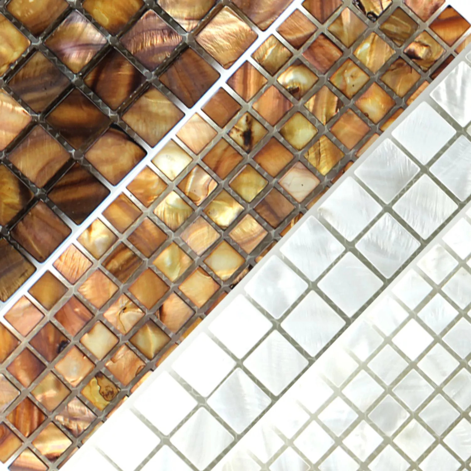 Sample Mozaïektegel Gospodin Glas Schelp Mix