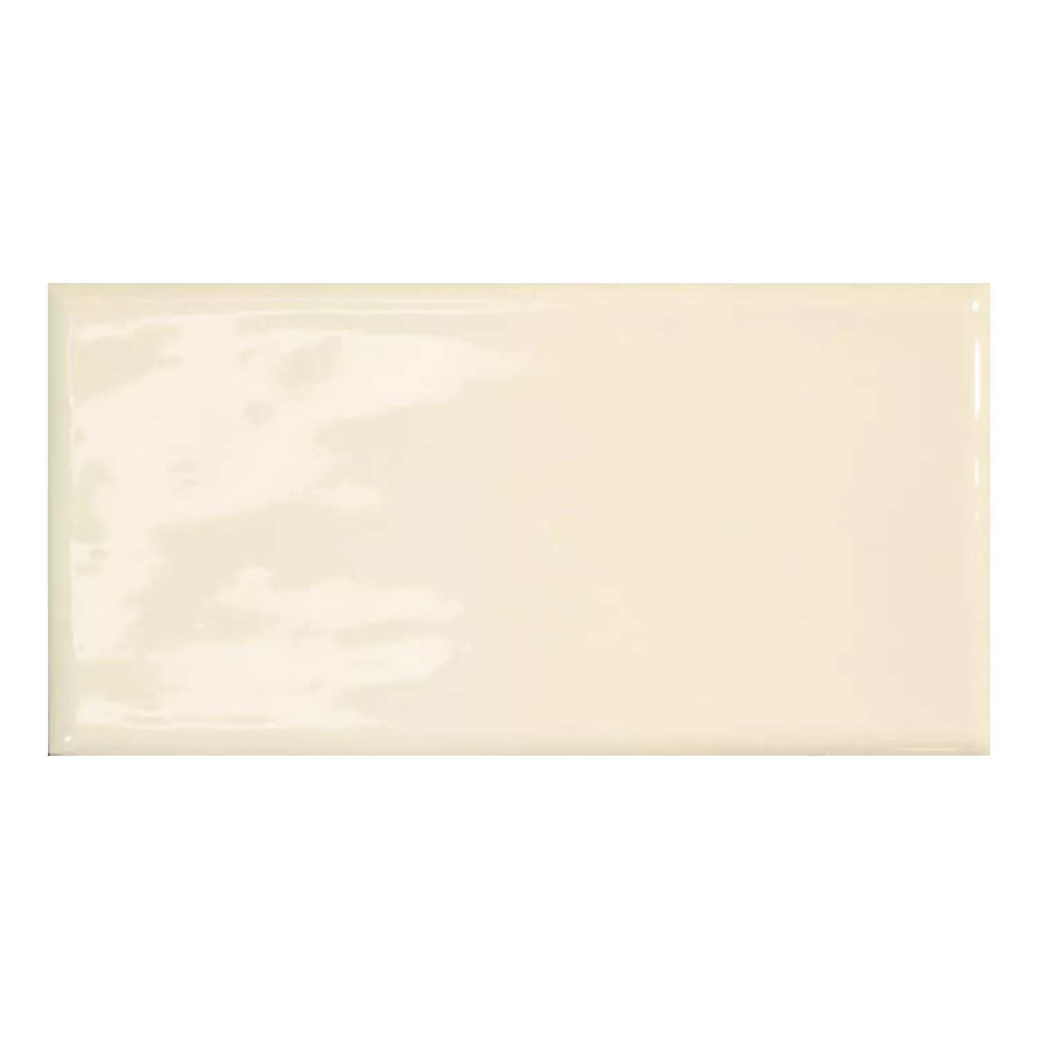 Calissi Beige Glanzend Rustiek 7,5x15 cm Hueso