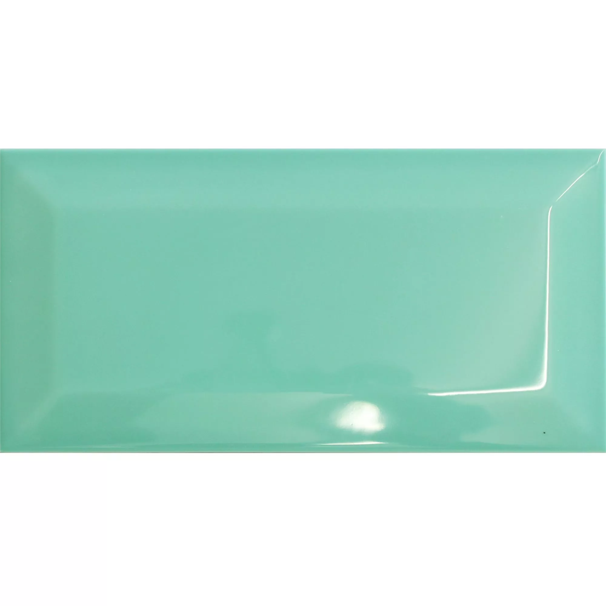 Metro Wandtegels Colombo Aqua Green 10x20cm Metro Wandtegels Colombo Aqua Green 10x20cm