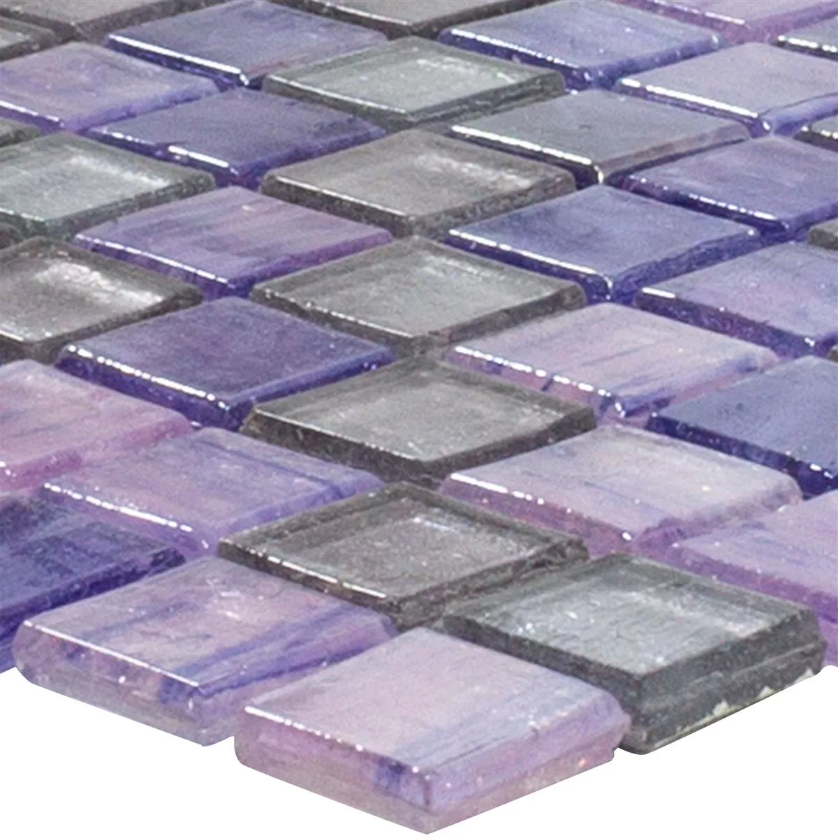 Glasmozaïek Tegels Edessa Purper Mix