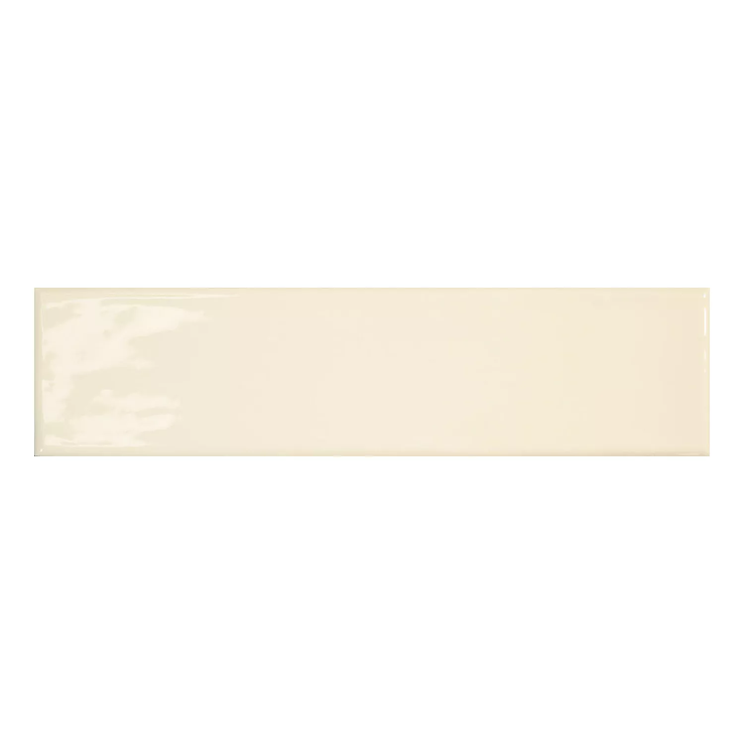 Capena Beige Glanzend Rustiek 7,5x30 cm Hueso