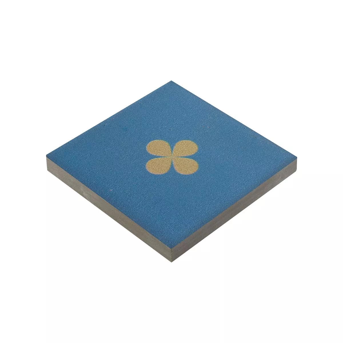 Porselein steengoed Tegels Genexia Decor Blauw Rosone 4,6x4,6cm Porselein steengoed Tegels Genexia Decor Blauw Rosone 4,6x4,6cm