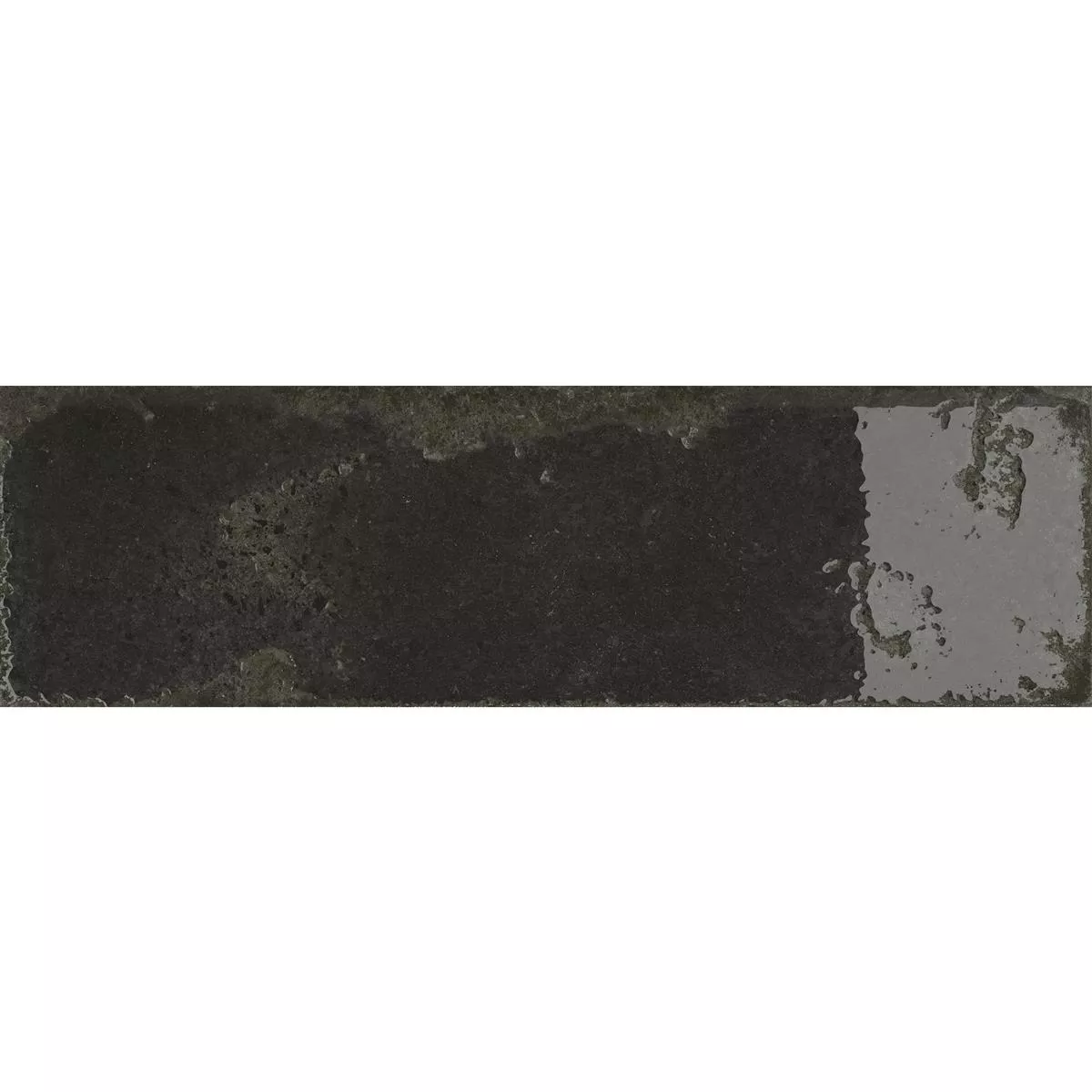 Wandtegels Lara Glanzend Gegolfd 10x30cm Zwart Wandtegels Lara Glanzend Gegolfd 10x30cm Zwart