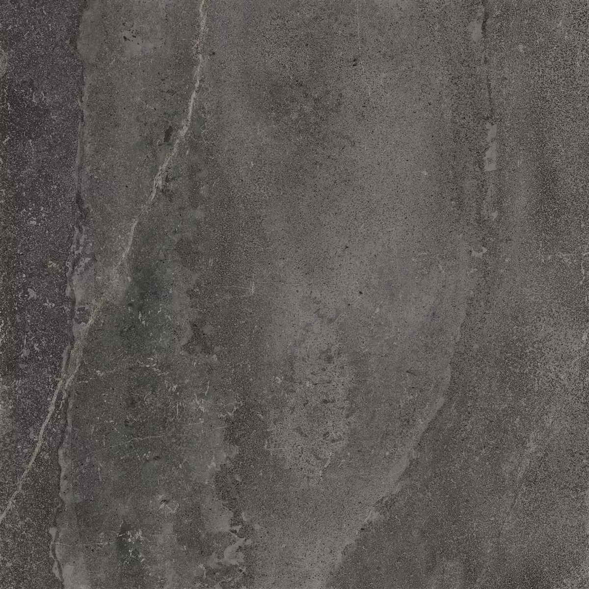 Terrastegels Detmold Natuursteen Optiek 60x60cm Antraciet