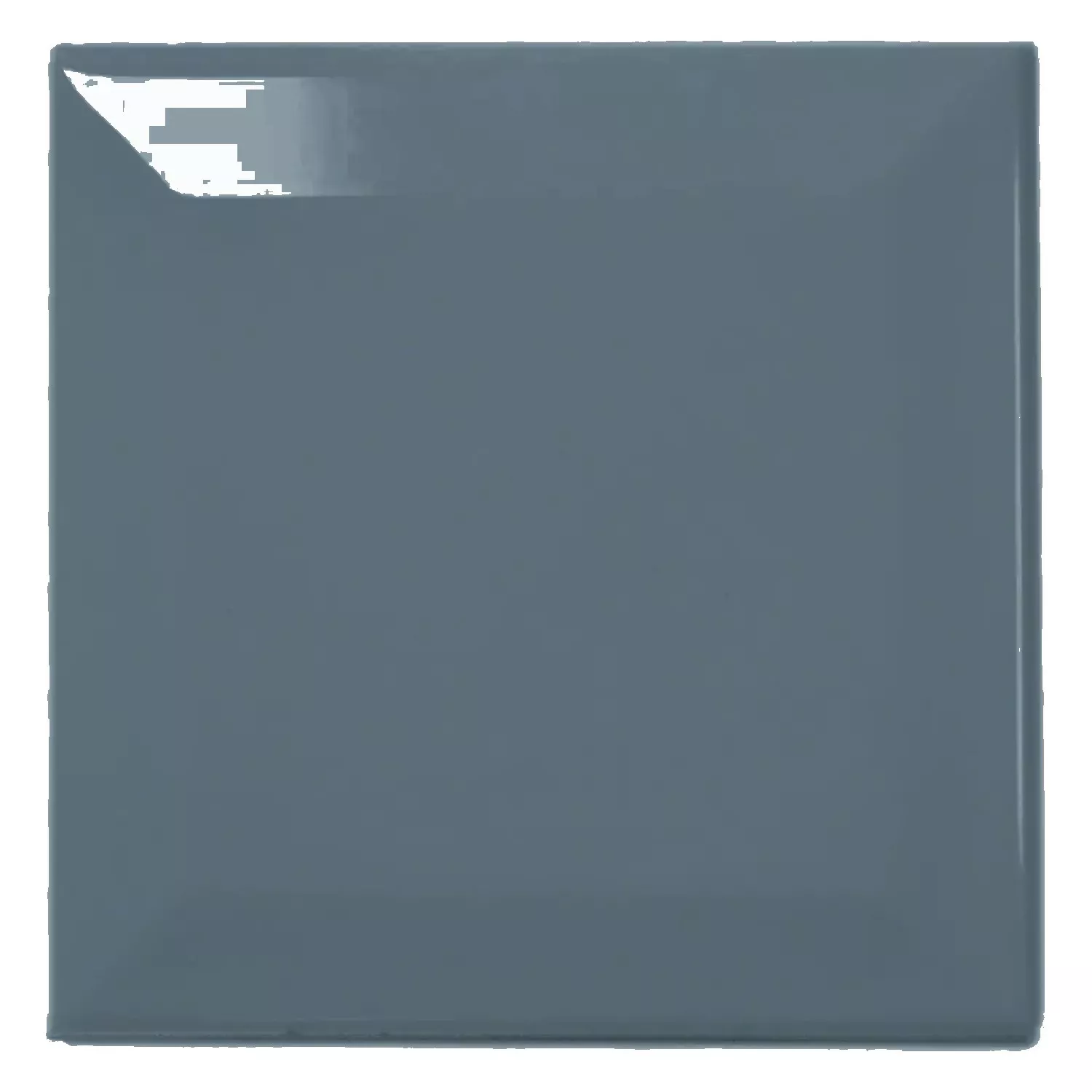 Metro tegel Blauw Glanzend 10x10 cm Met Facet Catarina Blue Mist
