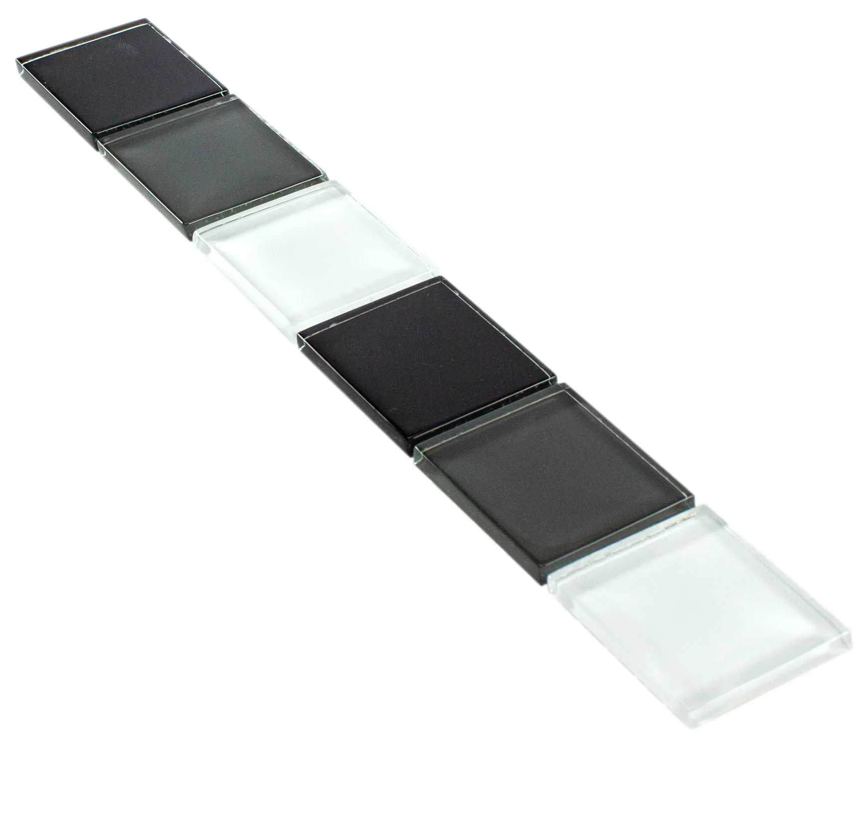 Glastegels Tegelranden Exira Zwart Wit Grijs Glastegels Tegelranden Exira Zwart Wit Grijs