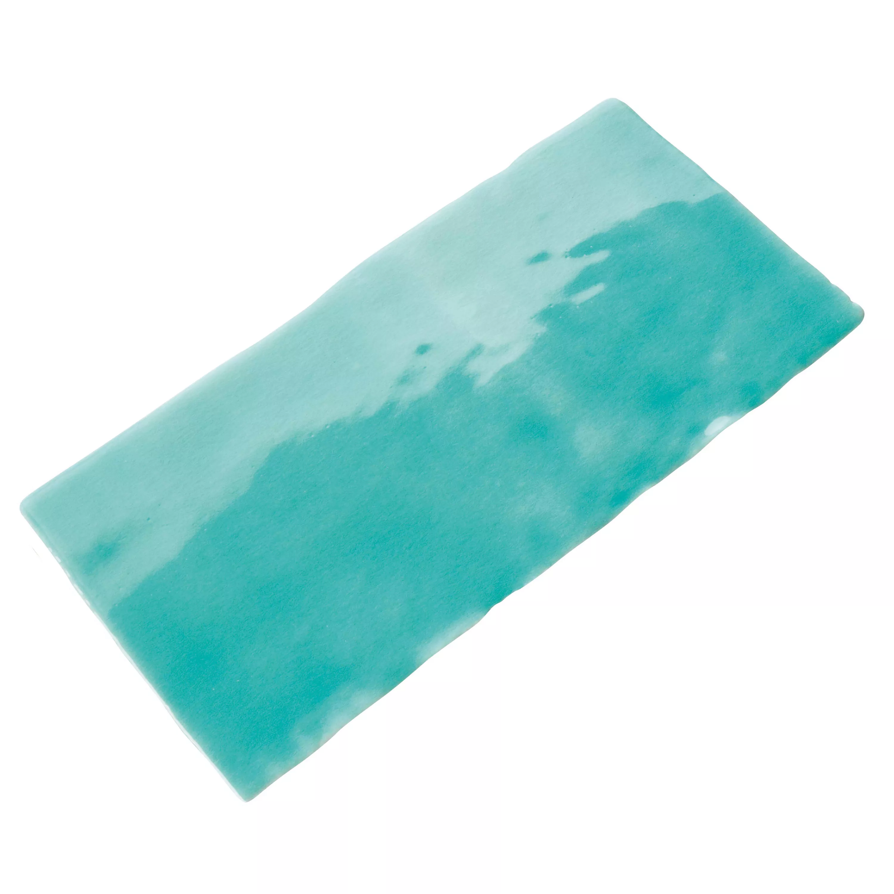 Wandtegels Algier Handgemaakte 7,5x15cm Turquoise