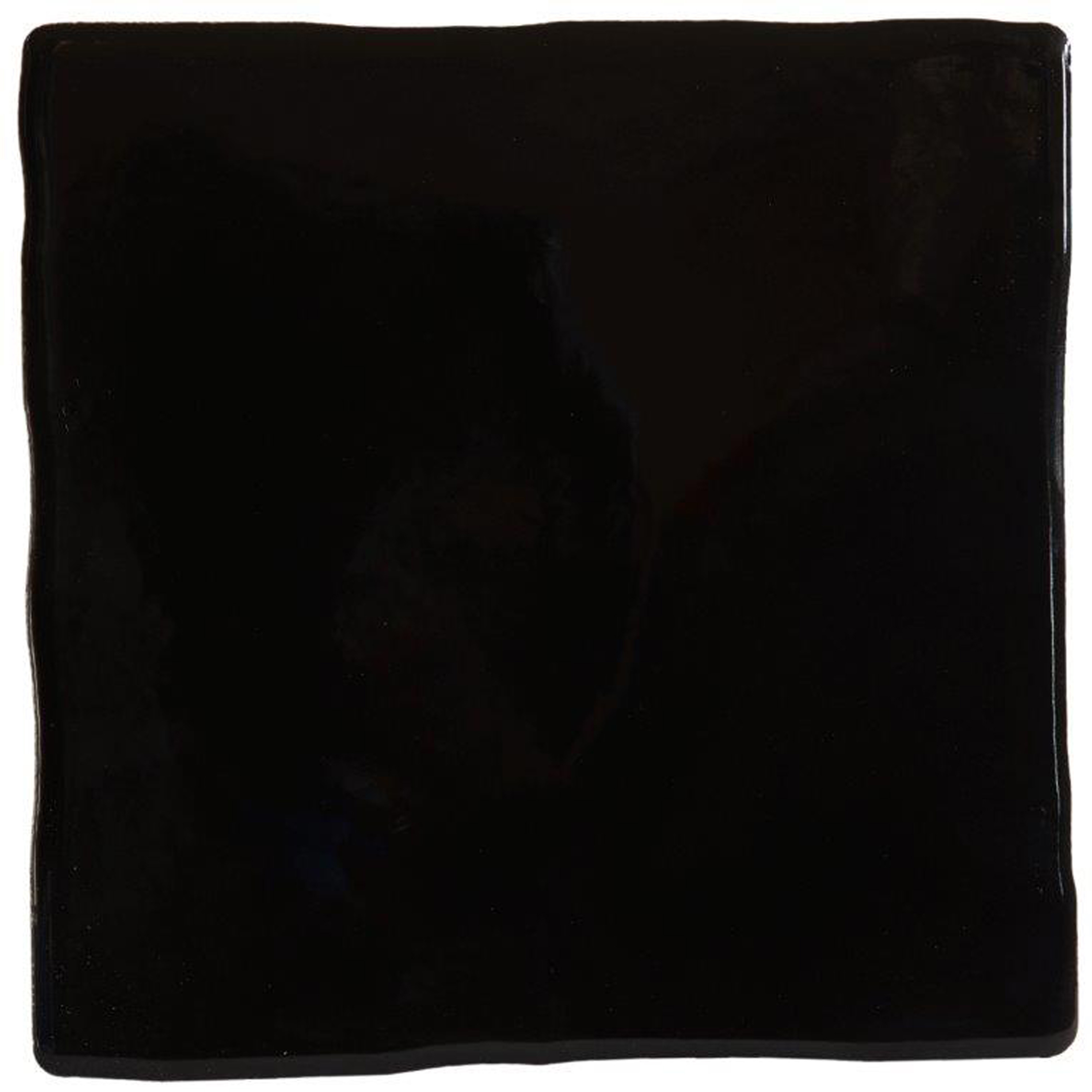 Wandtegels Rebecca Gegolfd Zwart 16,2x16,2cm