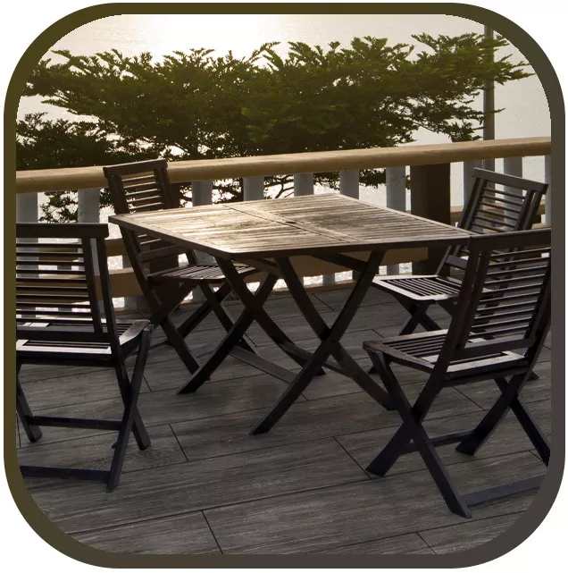 Houten tegels voor buiten Houten tegels voor buiten