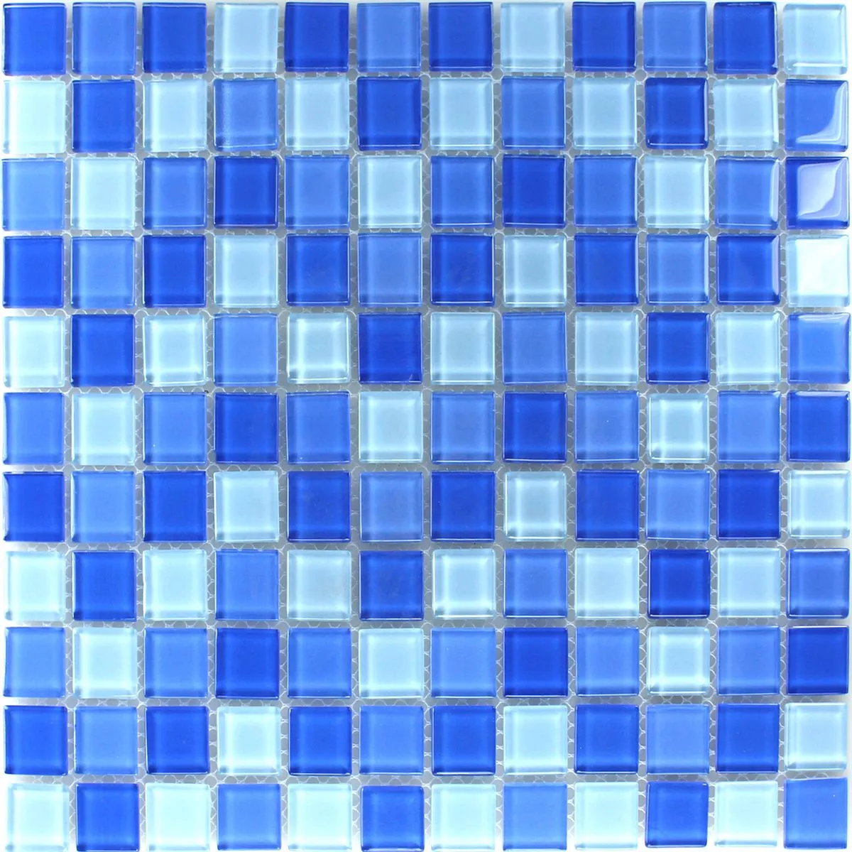 Mozaïektegel Glas Lichtblauw 25x25x4mm