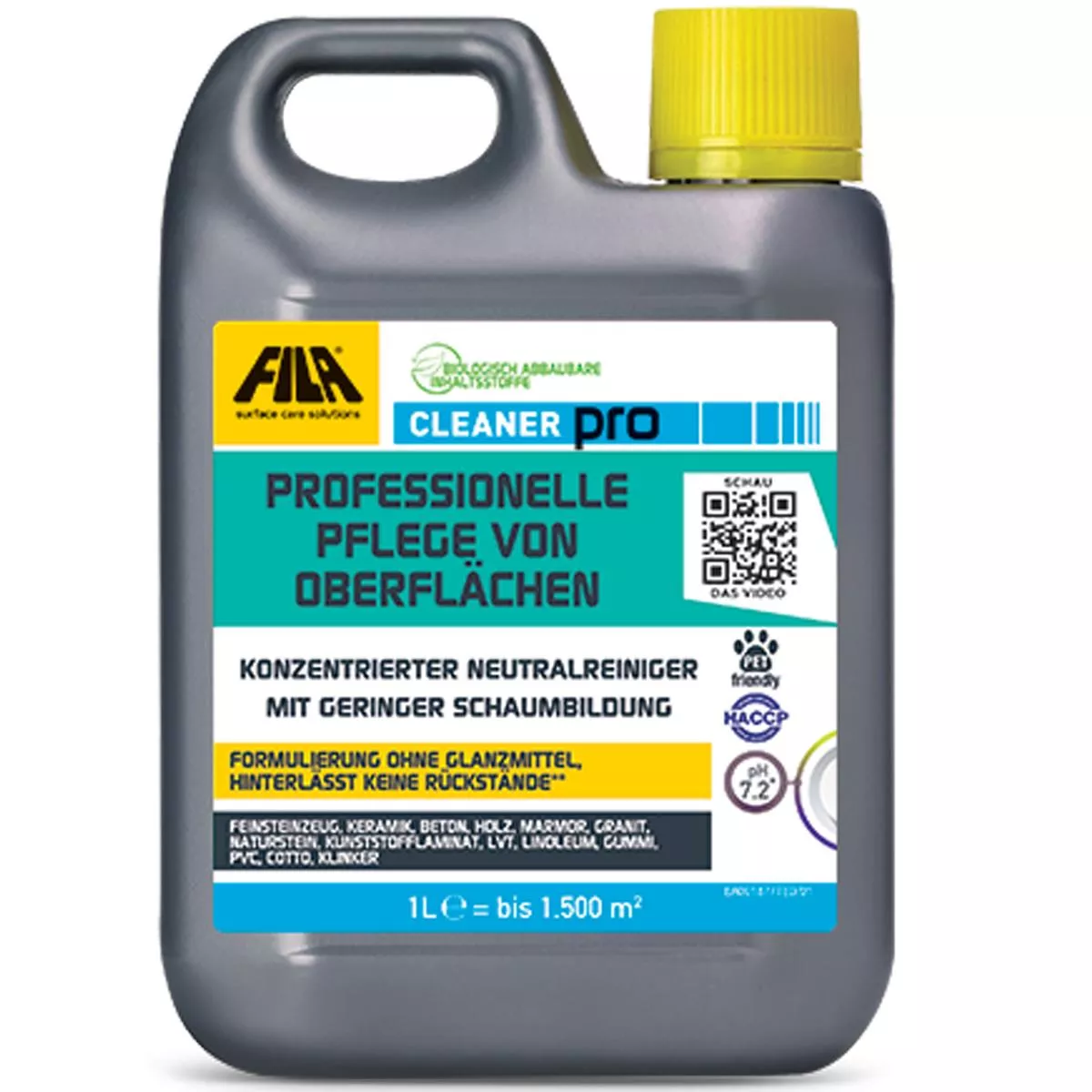 Fila CLEANER PRO oppervlakteverzorging 5 liter Fila CLEANER PRO oppervlakteverzorging 5 liter