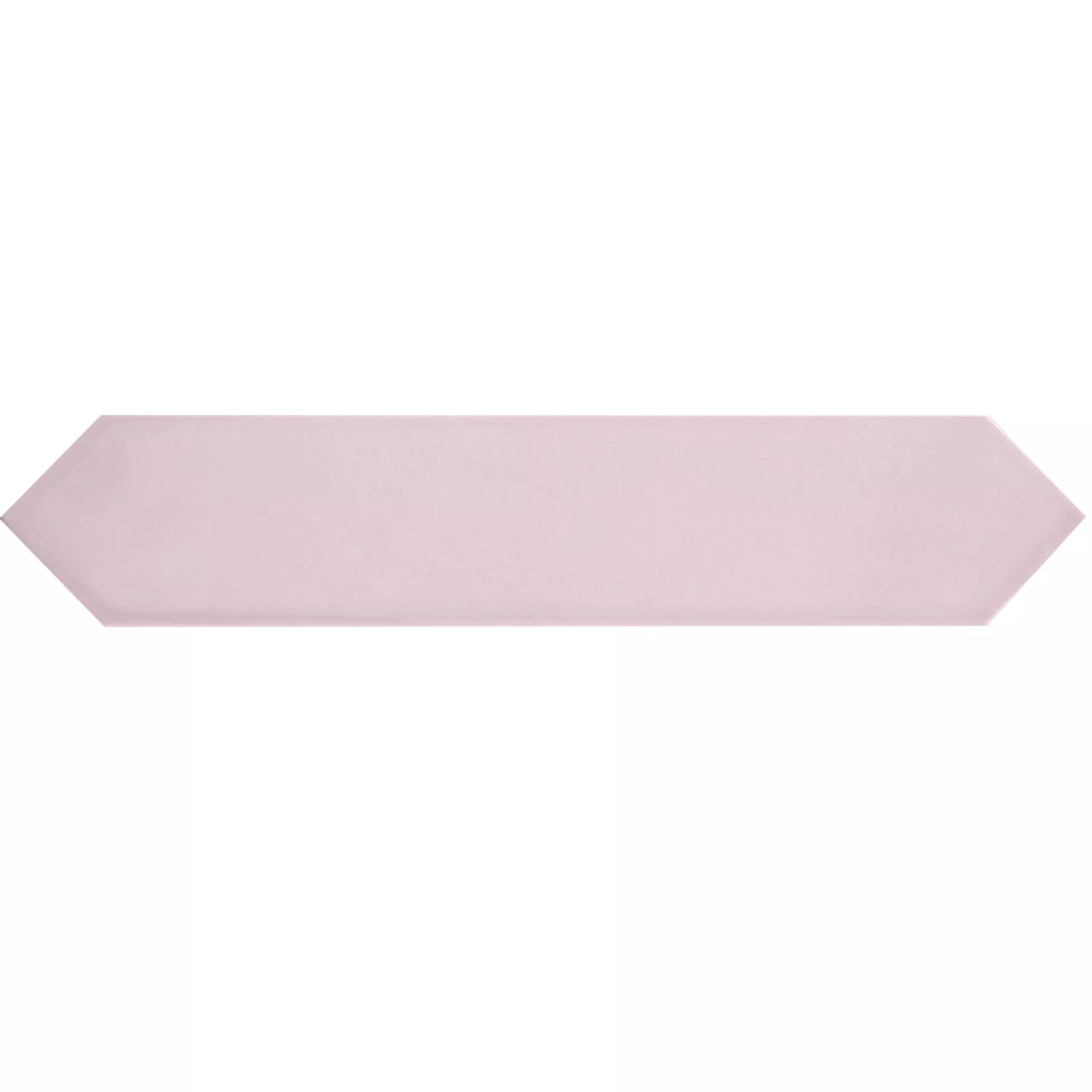 Konstanz Hexagon Roze Glanzend 6,5x33,2 cm