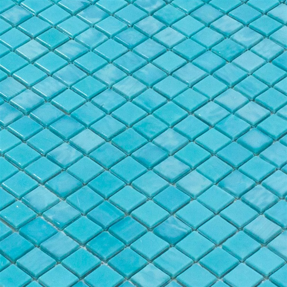 Sample Glasmozaïek Tegels Seaside Turquoise