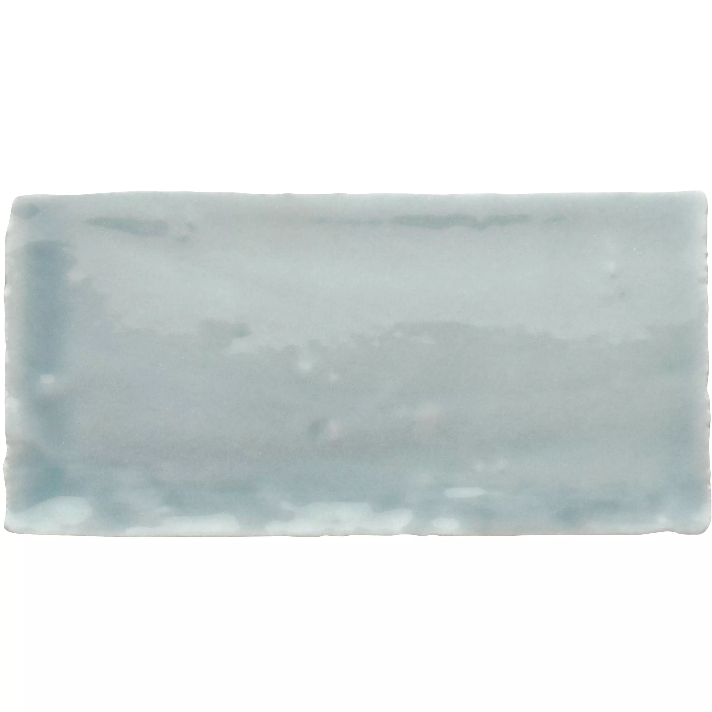 Sample Wandtegels Algier Handgemaakte 7,5x15cm Hemelsblauw