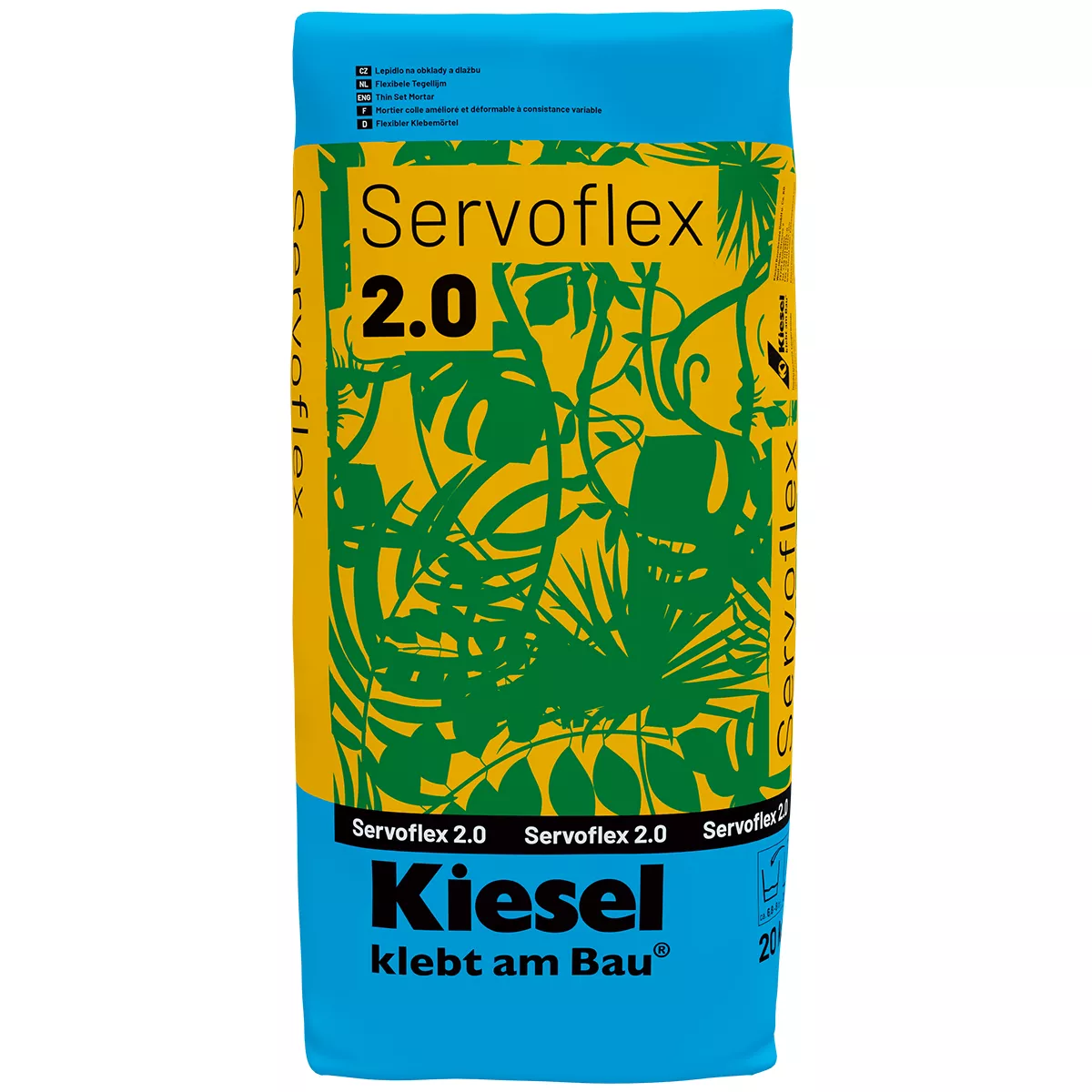 Flexibele tegellijm Kiesel Servoflex 2.0 20 kg Flexibele tegellijm Kiesel Servoflex 2.0 20 kg