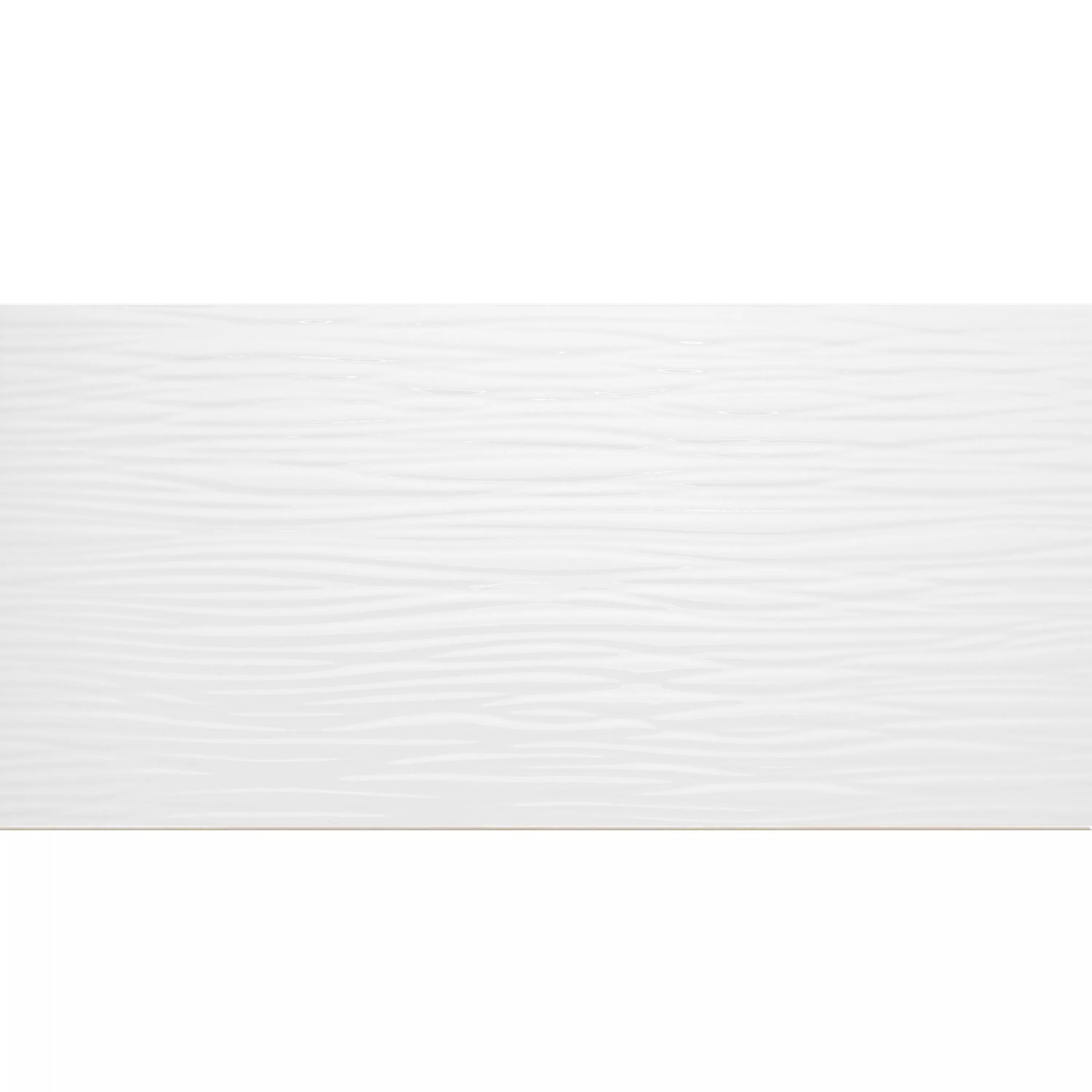 Wandtegels Norway Gestructureerde Glanzend 25x50cm Wit