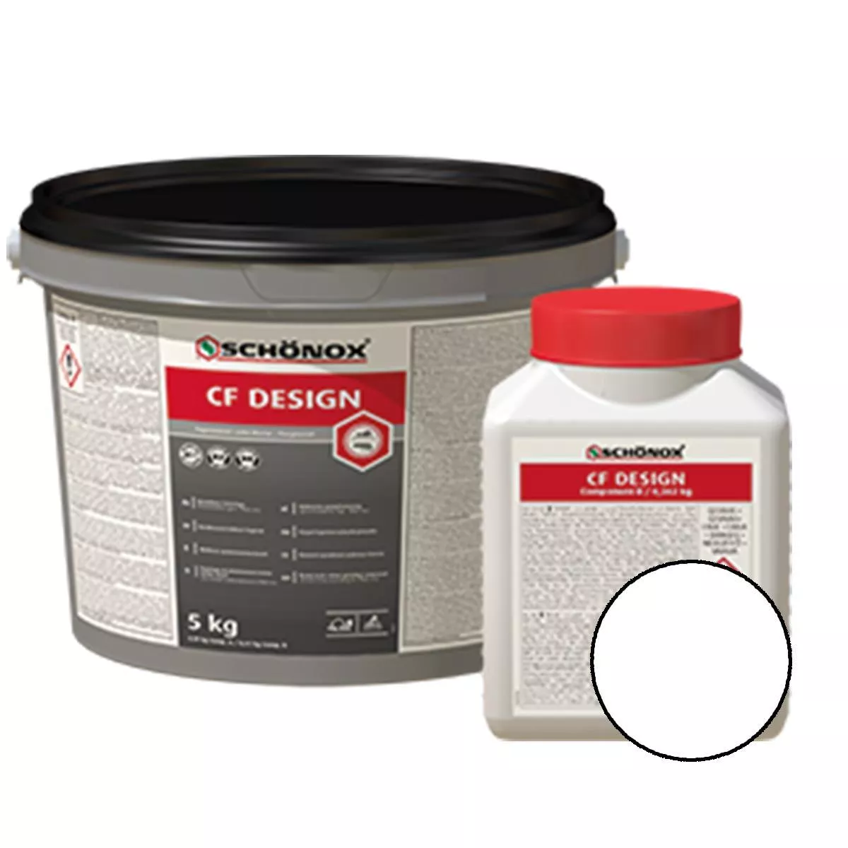 Voegmiddel Schönox CF Design Epoxyhars Colorfuge Wit 5 kg