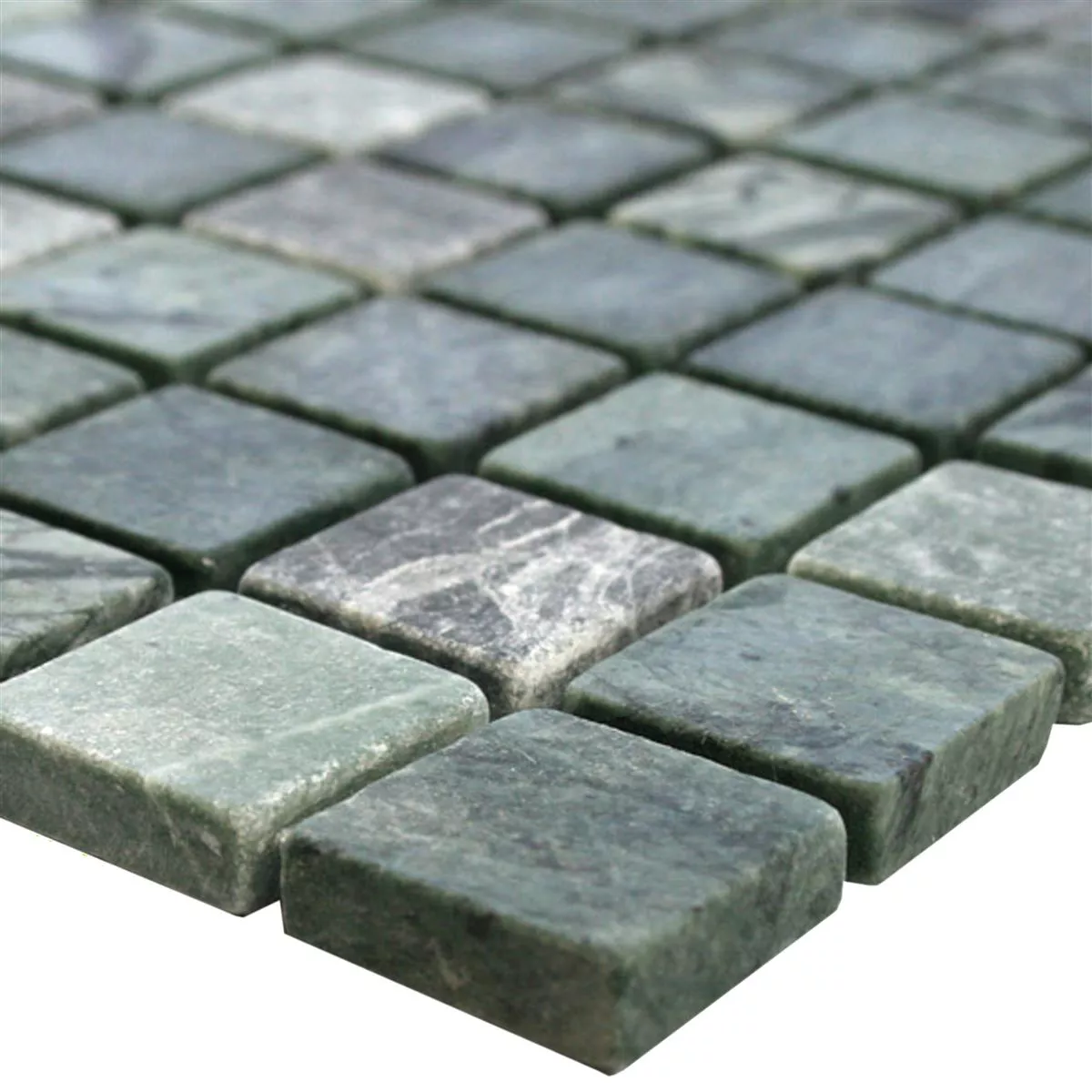 The Mosaic Factory Natural Stone mozaïektegel 30.5x30cm wand en vloertegel Organisch Marmer Grey The Mosaic Factory Natural Stone mozaïektegel 30.5x30cm wand en vloertegel Organisch Marmer Grey