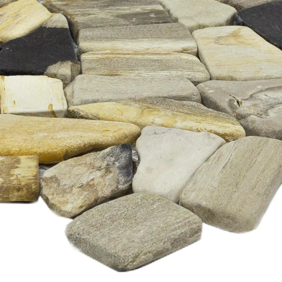 Mozaïektegel Marmer Breuk Antiek Oak