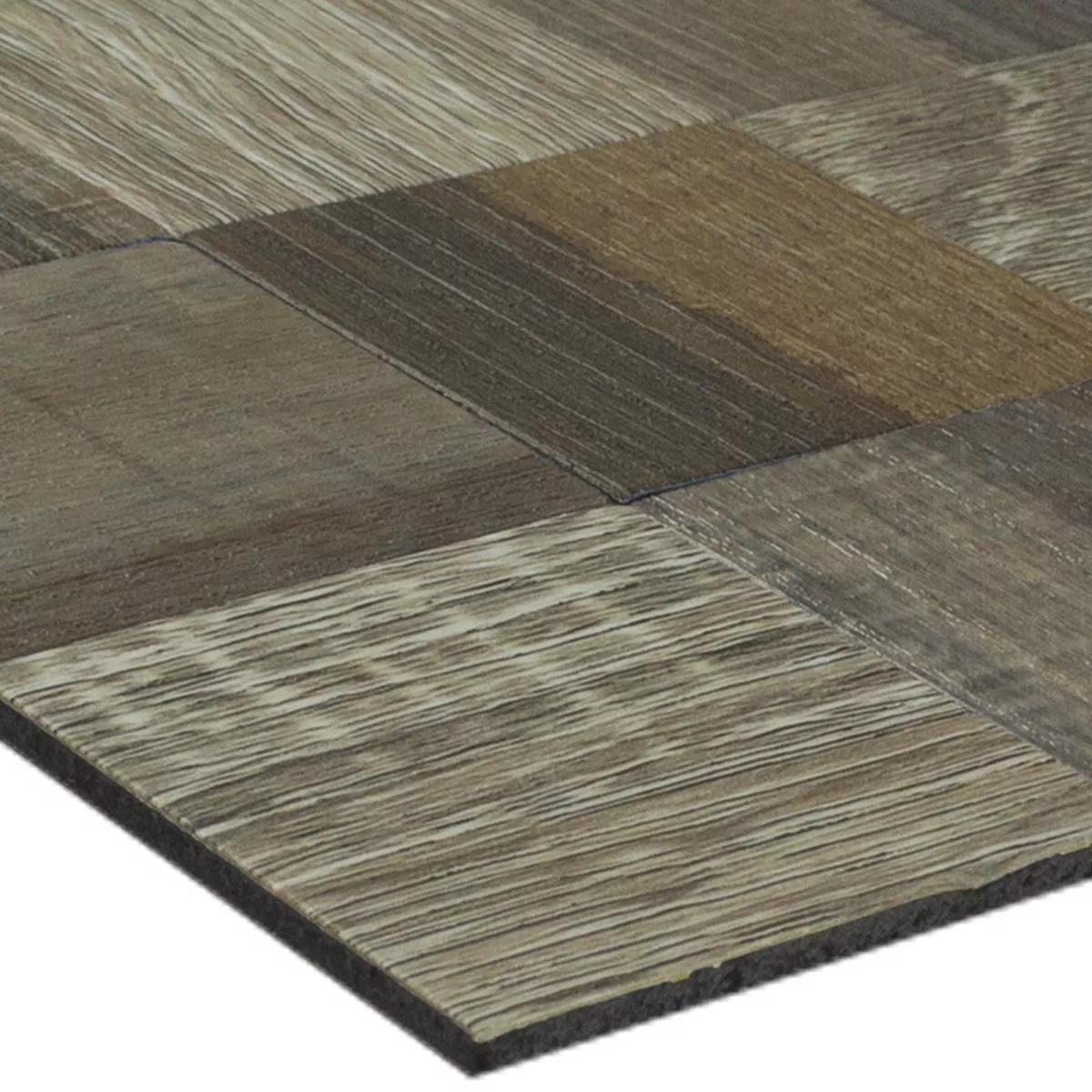 Metaal Mozaïektegel Zelfklevende Houtlook Skypia Bruin Beige