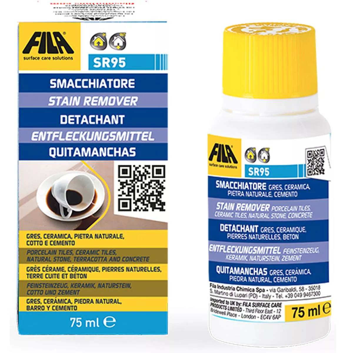 Fila SR95 Vlekverwijderaar 75 ML Fila SR95 Vlekverwijderaar 75 ML