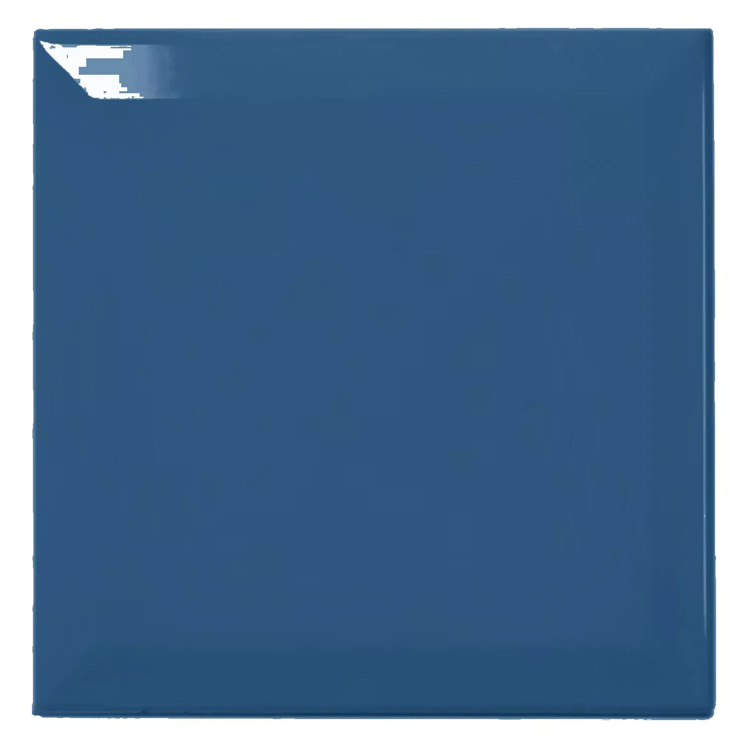Metro tegel Blauw Glanzend 15x15 cm Met Facet Eris Zafiro