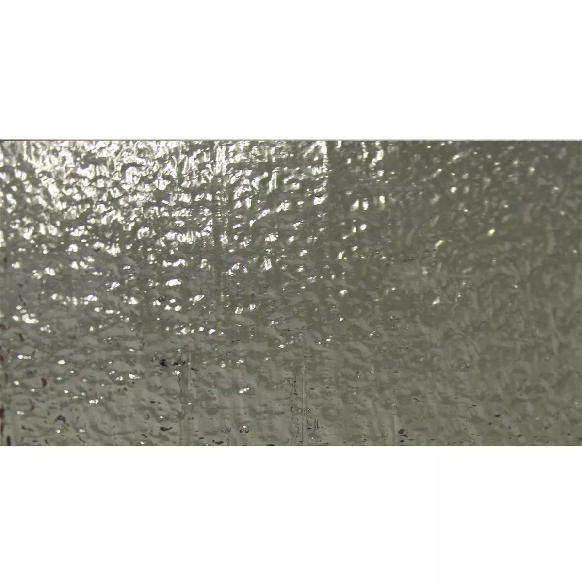Metro Glas Wandtegels Subway Grey Mirage Corrugated 7,5x15cm