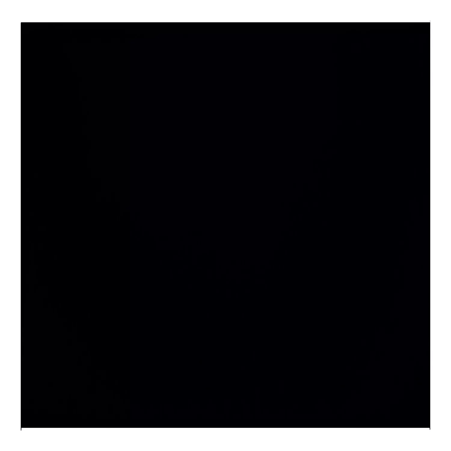 Metro tegel Zwart Mat 10x10 cm Zonder Facet Freyburg Negro