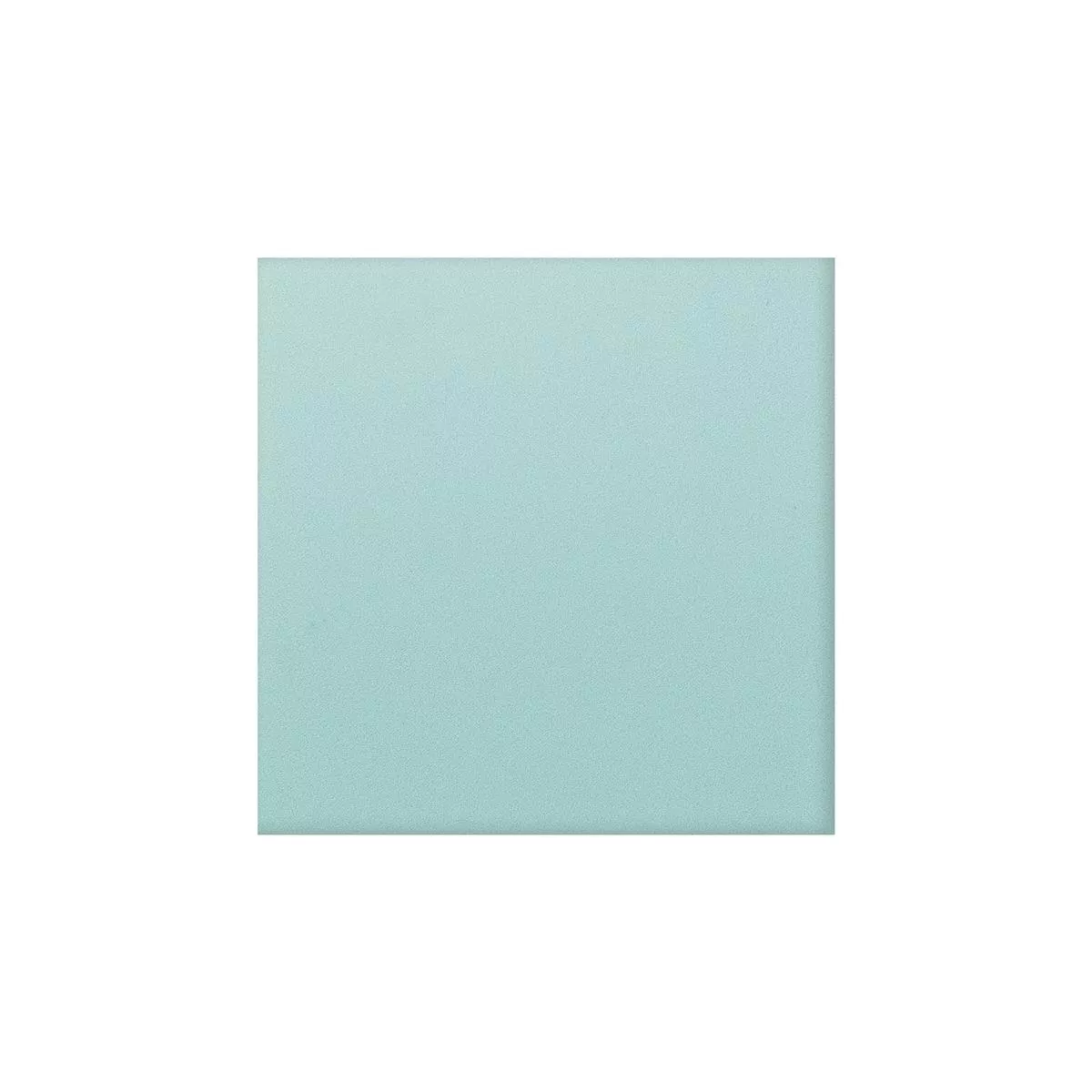 Porselein steengoed Tegels Genexia Uni Turquoise Rosone 4,6x4,6cm