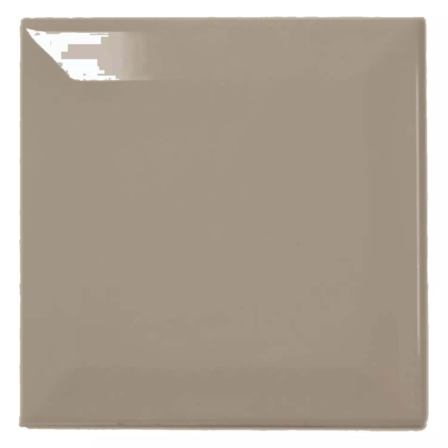 Metro tegel Bruin Glanzend 10x10 cm Met Facet Catarina Mink