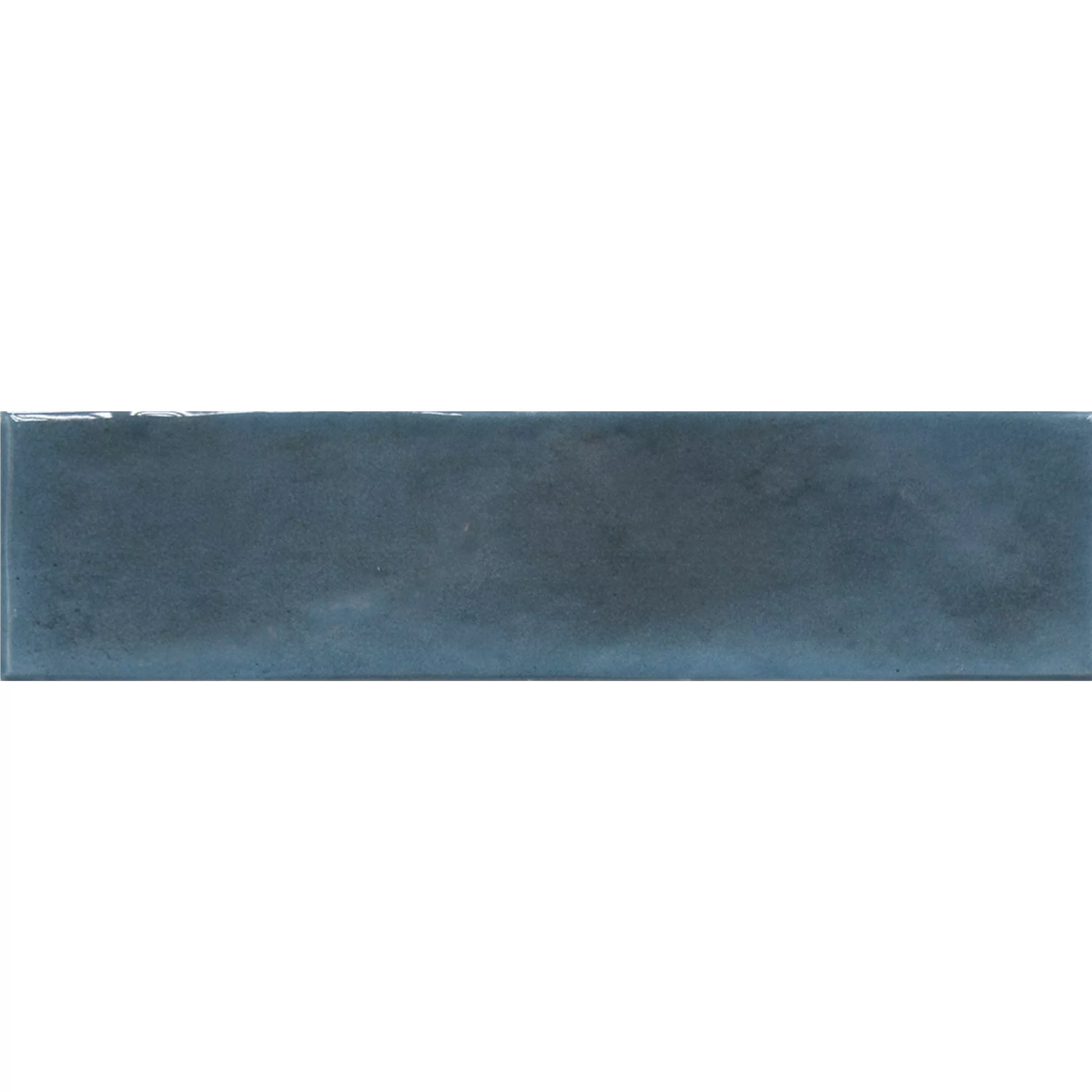Wandtegels Conway Gegolfd 7,5x30cm Marineblauw