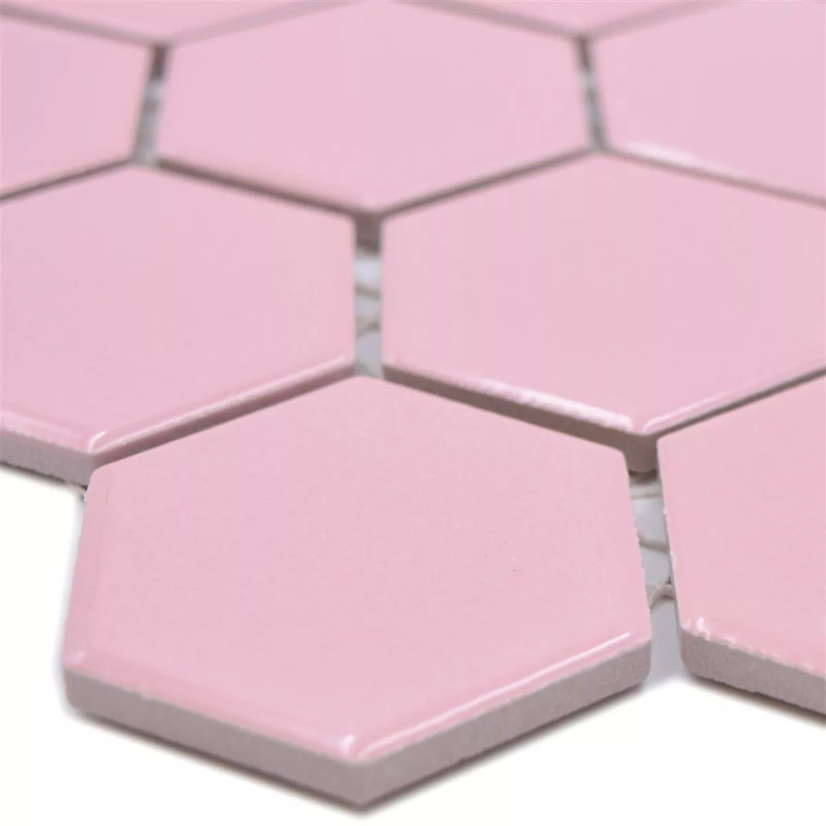 Keramiek Mozaïek Salomon Hexagon Rosa H51 Keramiek Mozaïek Salomon Hexagon Rosa H51