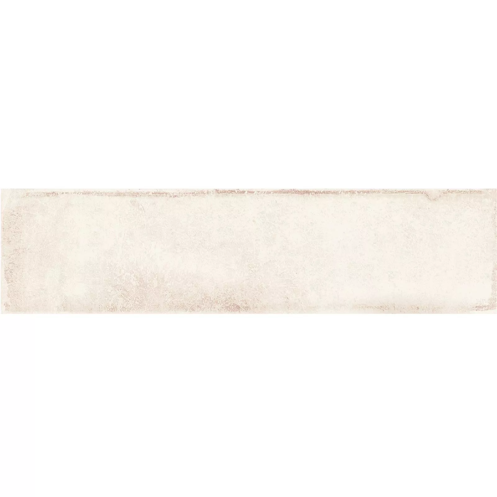 Wandtegels Maestro Gegolfd Glanzend Crème 7,5x30cm