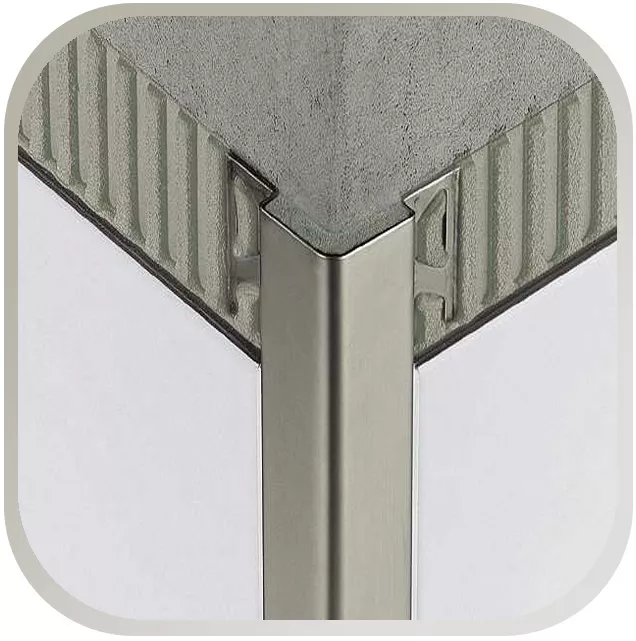 Hoekprofiel randbescherming RVS Hoekprofiel randbescherming RVS