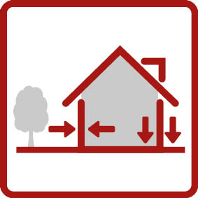 Binnen- en buitenshuis gebruik 
Geschikt voor binnen- en buitenshuis gebruik bij correcte installatie.