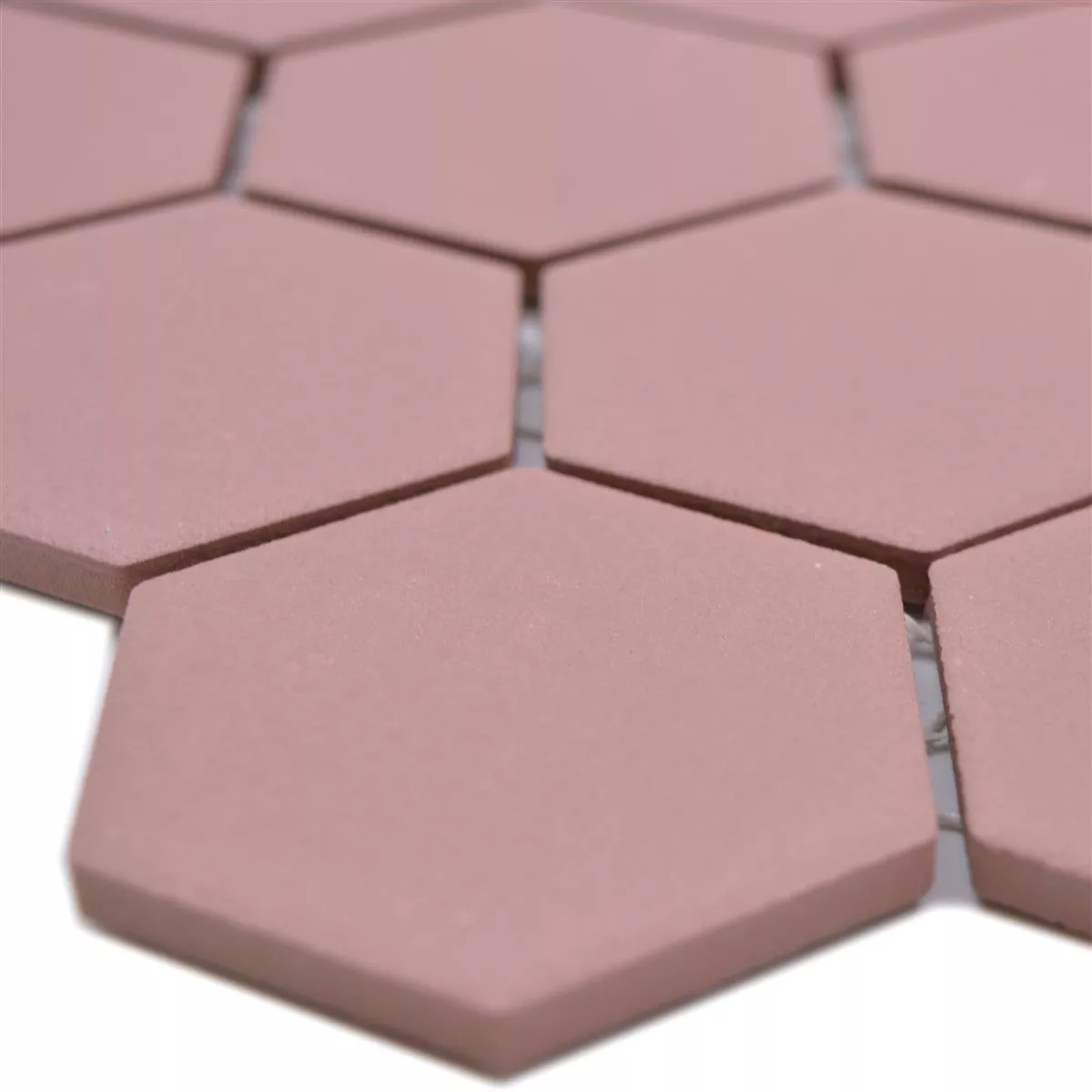 Keramiek Mozaïek Bismarck R10B Hexagon Terracotta H51 Keramiek Mozaïek Bismarck R10B Hexagon Terracotta H51