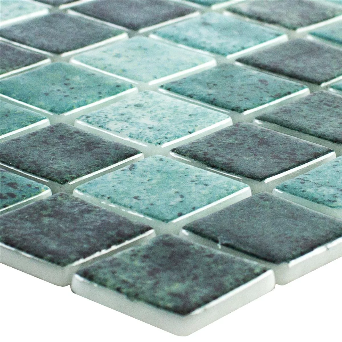 Glas Zwembad Mozaïek Baltic Groen 25x25mm Glas Zwembad Mozaïek Baltic Groen 25x25mm