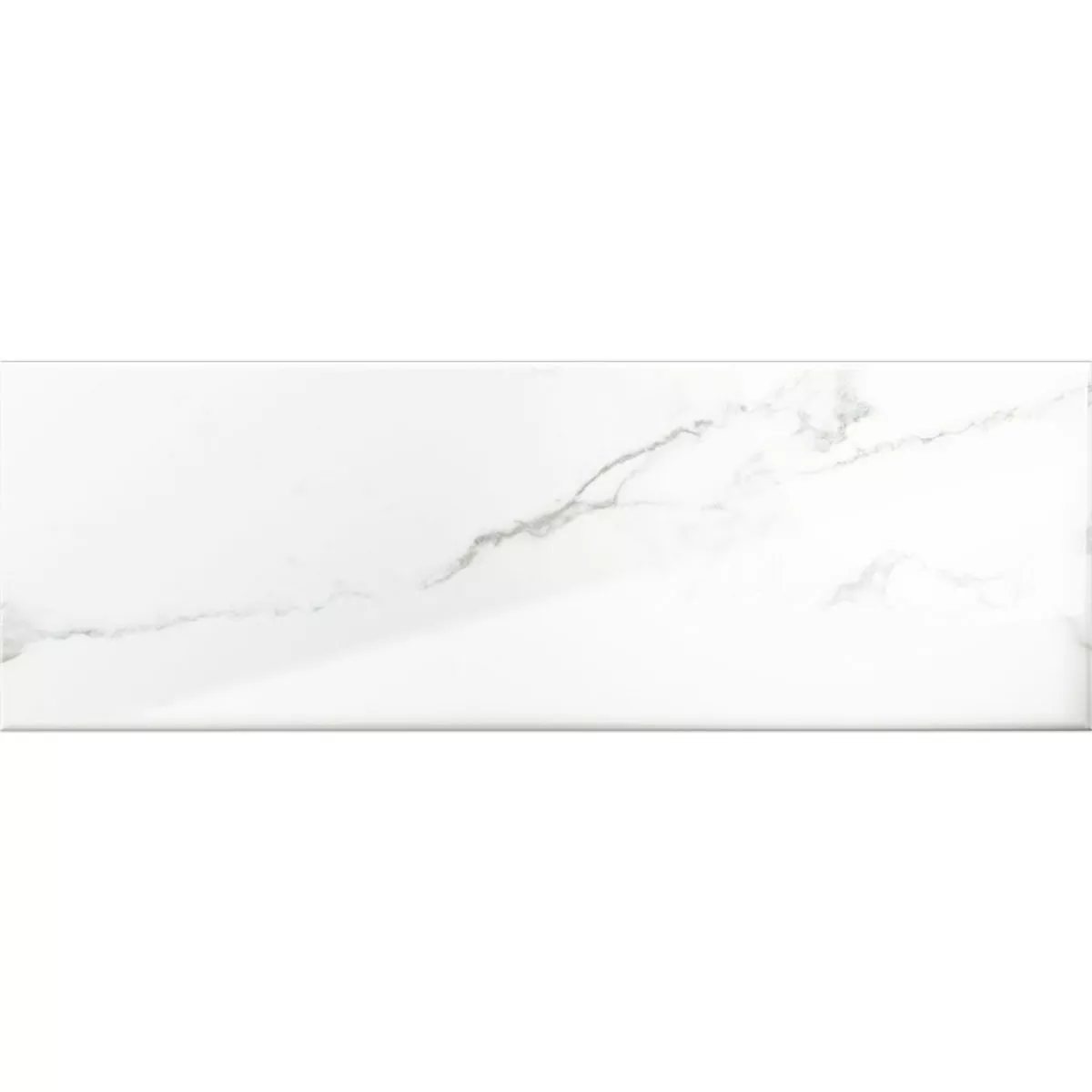 Metro Wandtegels Girona Marmerlook Wit Glanzend 10x30cm Metro Wandtegels Girona Marmerlook Wit Glanzend 10x30cm